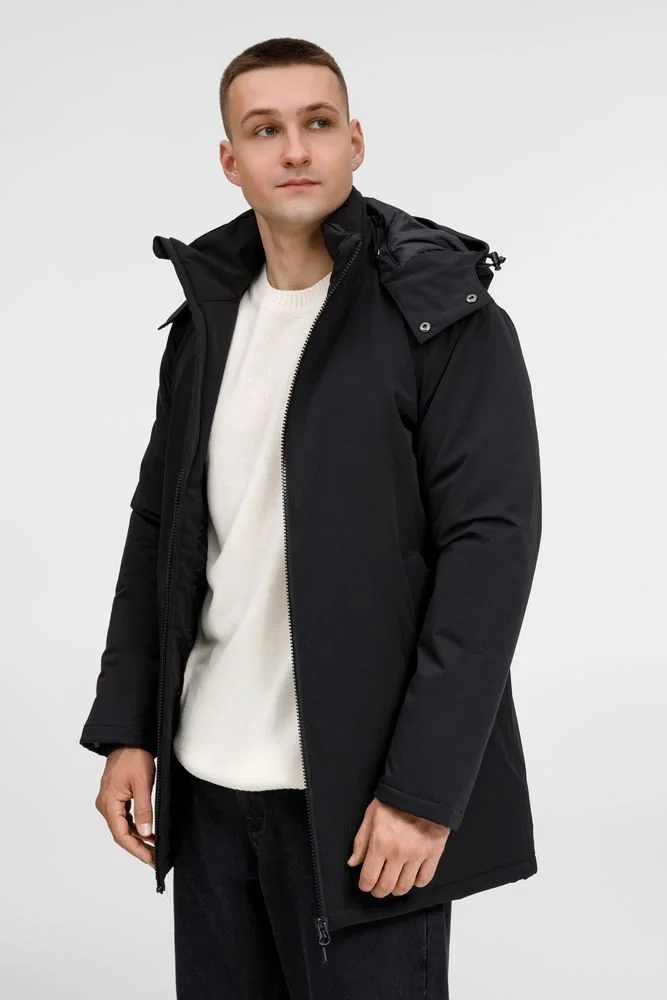 Куртка-парка унисекс Sfera, черная - фото 1
