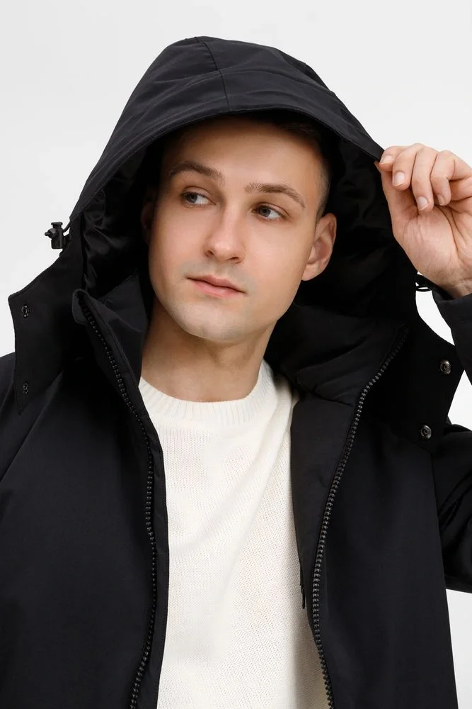 Куртка-парка унисекс Sfera, черная - фото 15