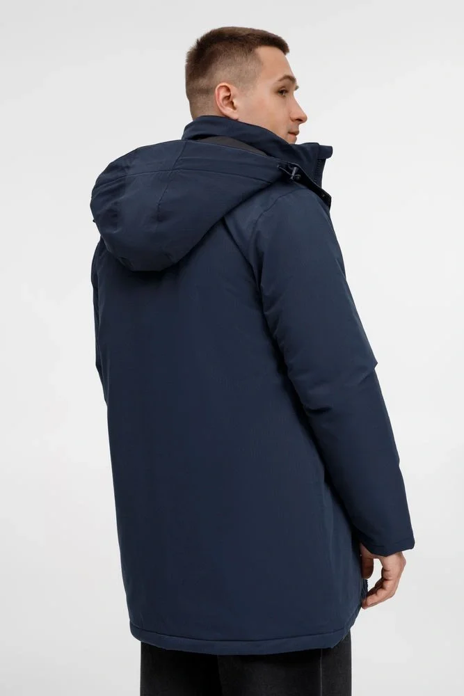 Куртка-парка унисекс Sfera, темно-синяя - фото 15
