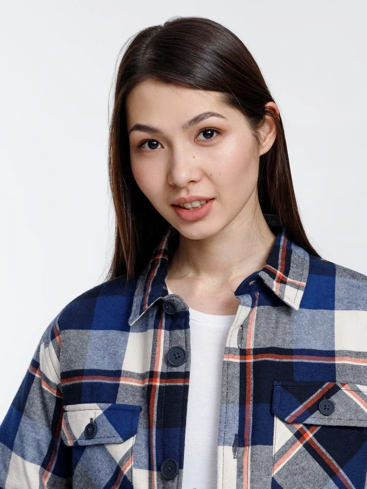 Куртка-рубашка оверсайз унисекс Noah, синяя - фото 14