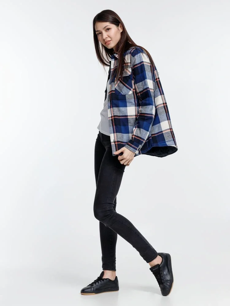 Куртка-рубашка оверсайз унисекс Noah, синяя - фото 15