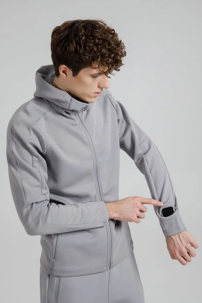 Куртка с капюшоном унисекс Begi, серая - фото 10