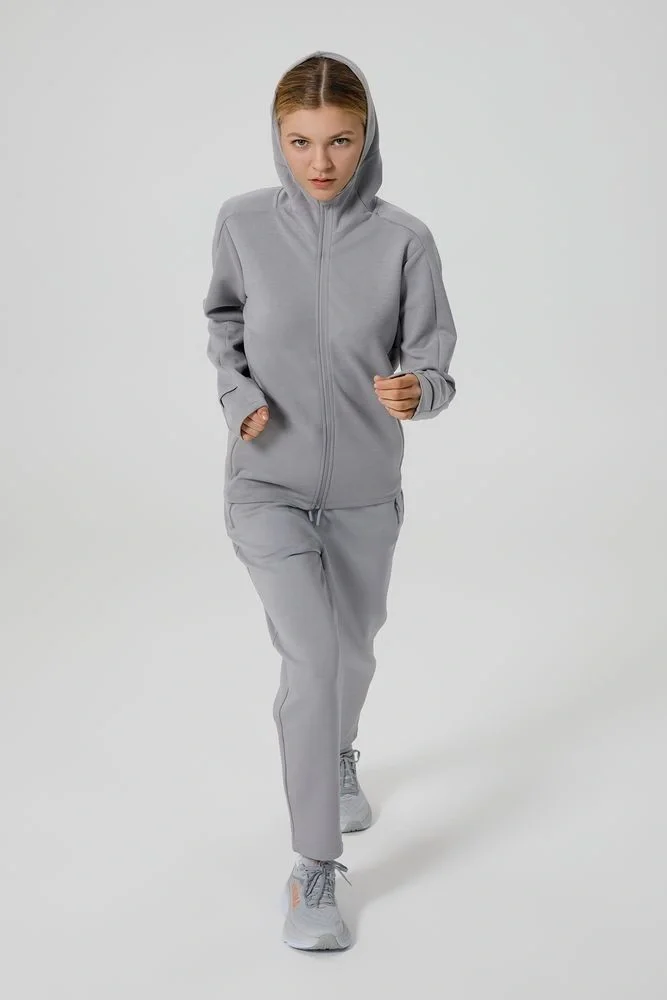 Куртка с капюшоном унисекс Begi, серая - фото 14