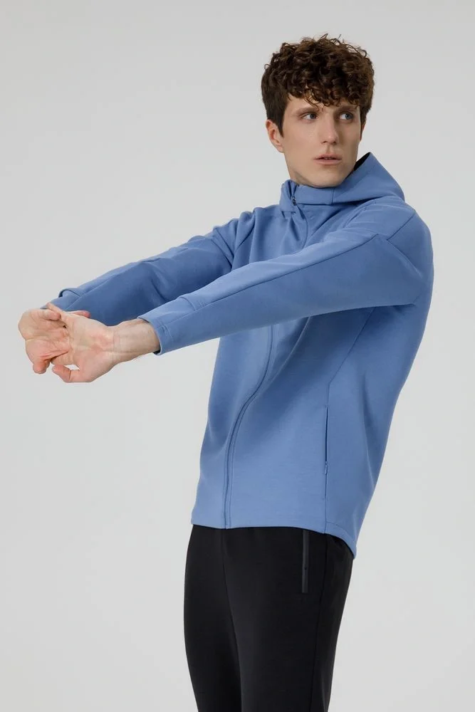 Куртка с капюшоном унисекс Begi, синяя - фото 11