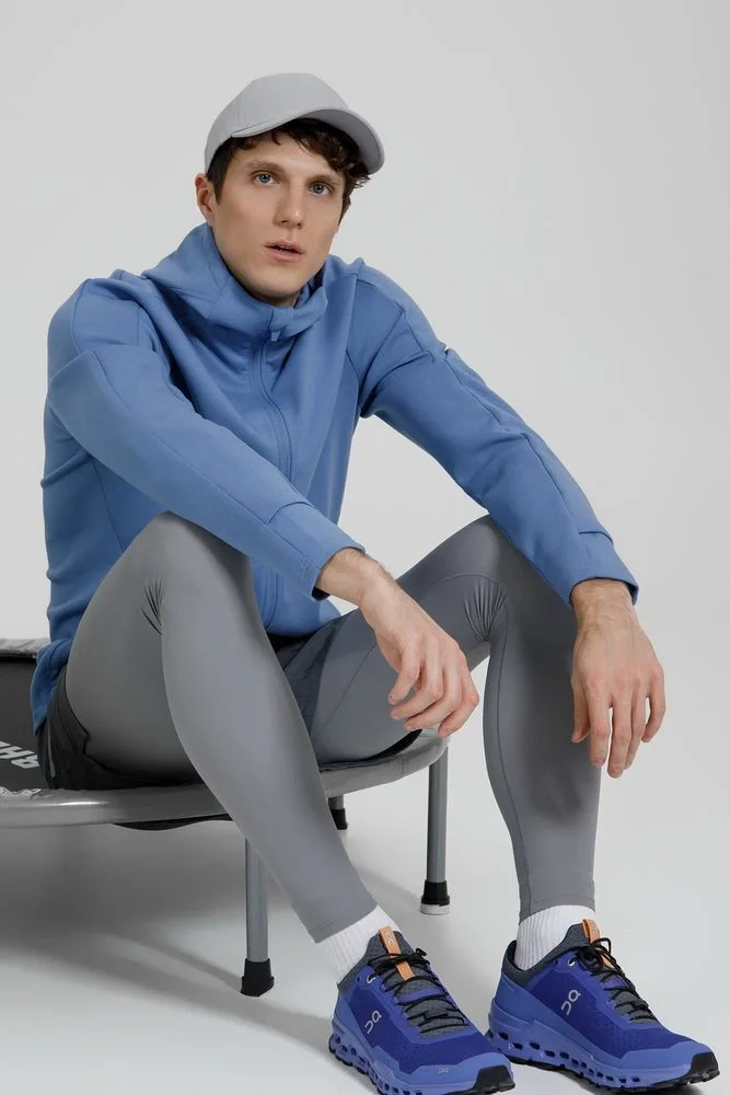 Куртка с капюшоном унисекс Begi, синяя - фото 13