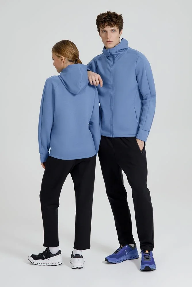 Куртка с капюшоном унисекс Begi, синяя - фото 17