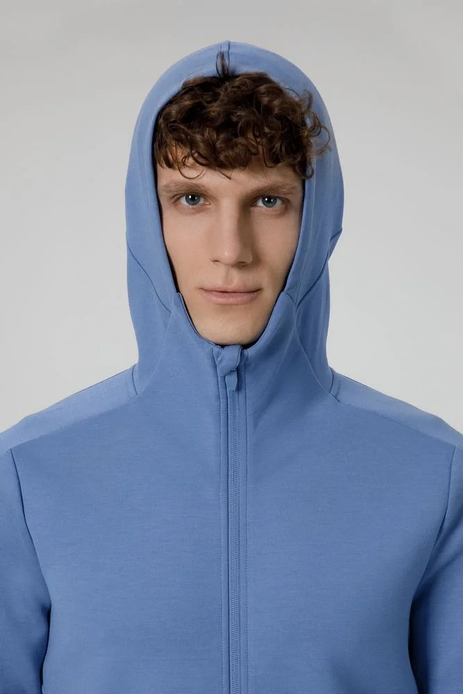 Куртка с капюшоном унисекс Begi, синяя - фото 9
