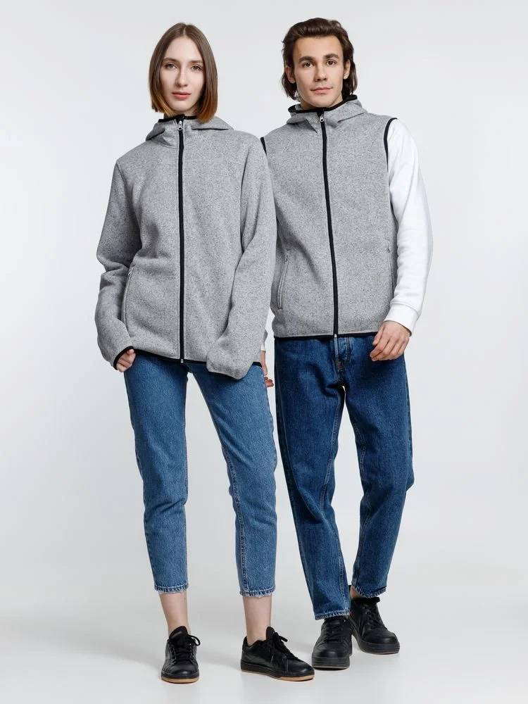 Куртка с капюшоном унисекс Gotland, серая - фото 17