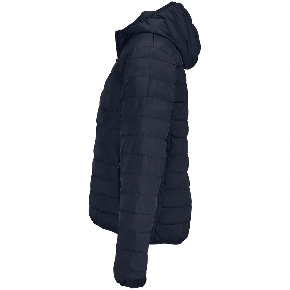 Куртка с капюшоном женская Stream Women, темно-синяя - фото 3