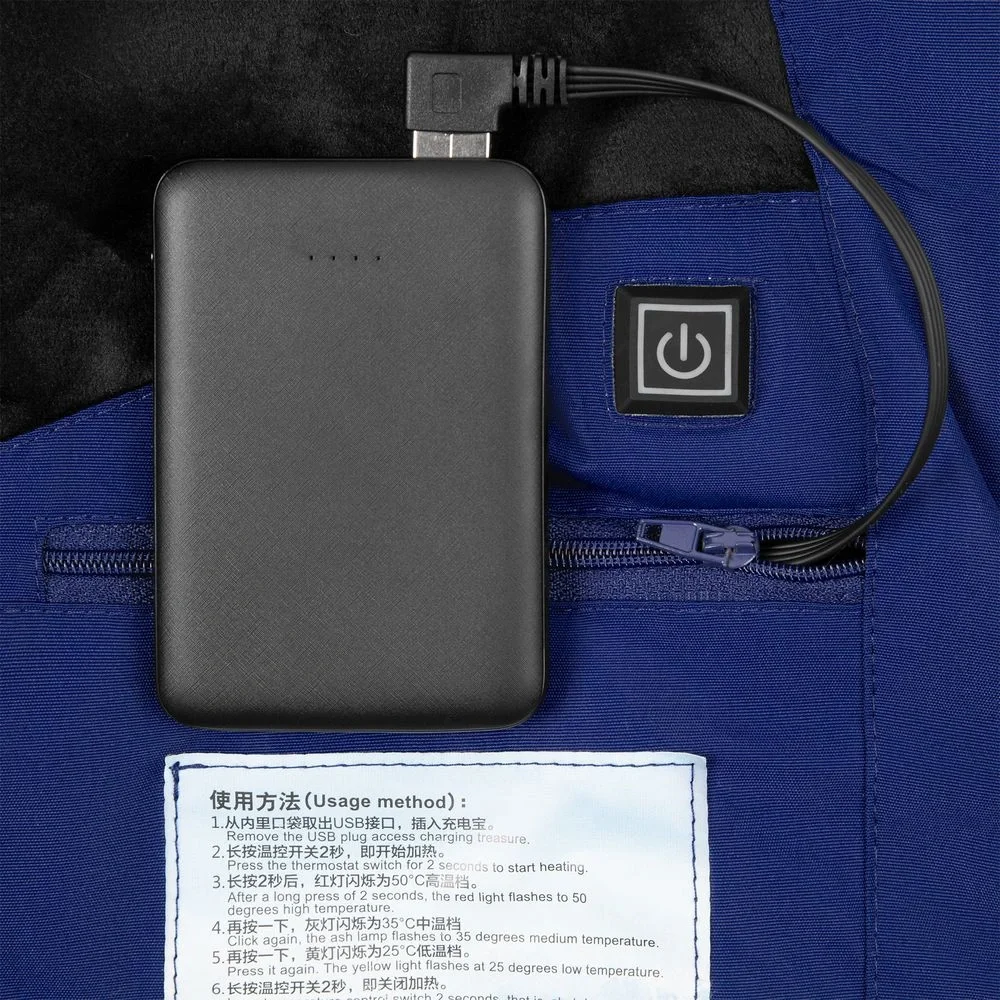 Куртка с подогревом Thermalli Pila, синяя - фото 6