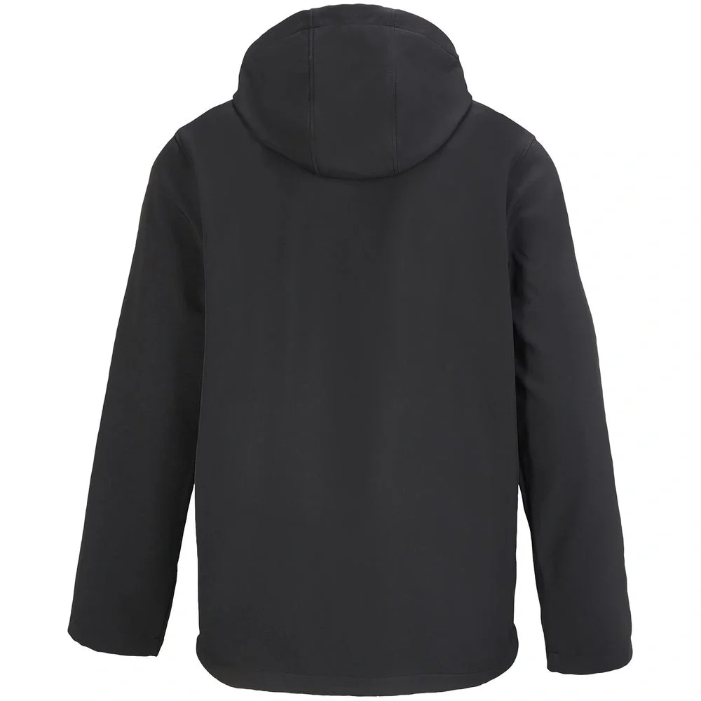 Куртка софтшелл с капюшоном мужская Race Men, черная - фото 2