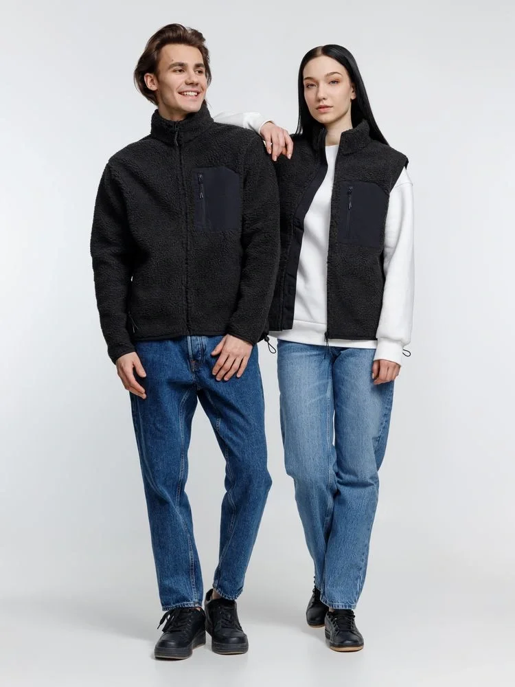 Куртка унисекс Fury, темно-серая (графит) - фото 16