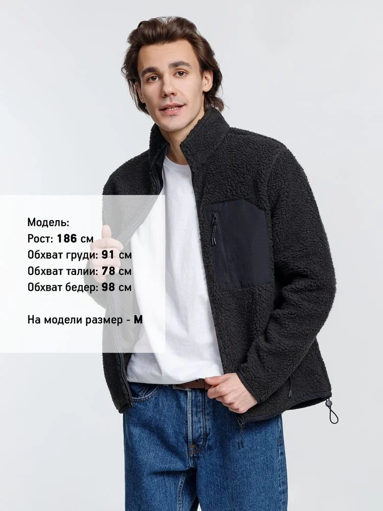 Куртка унисекс Fury, темно-серая (графит) - фото 8