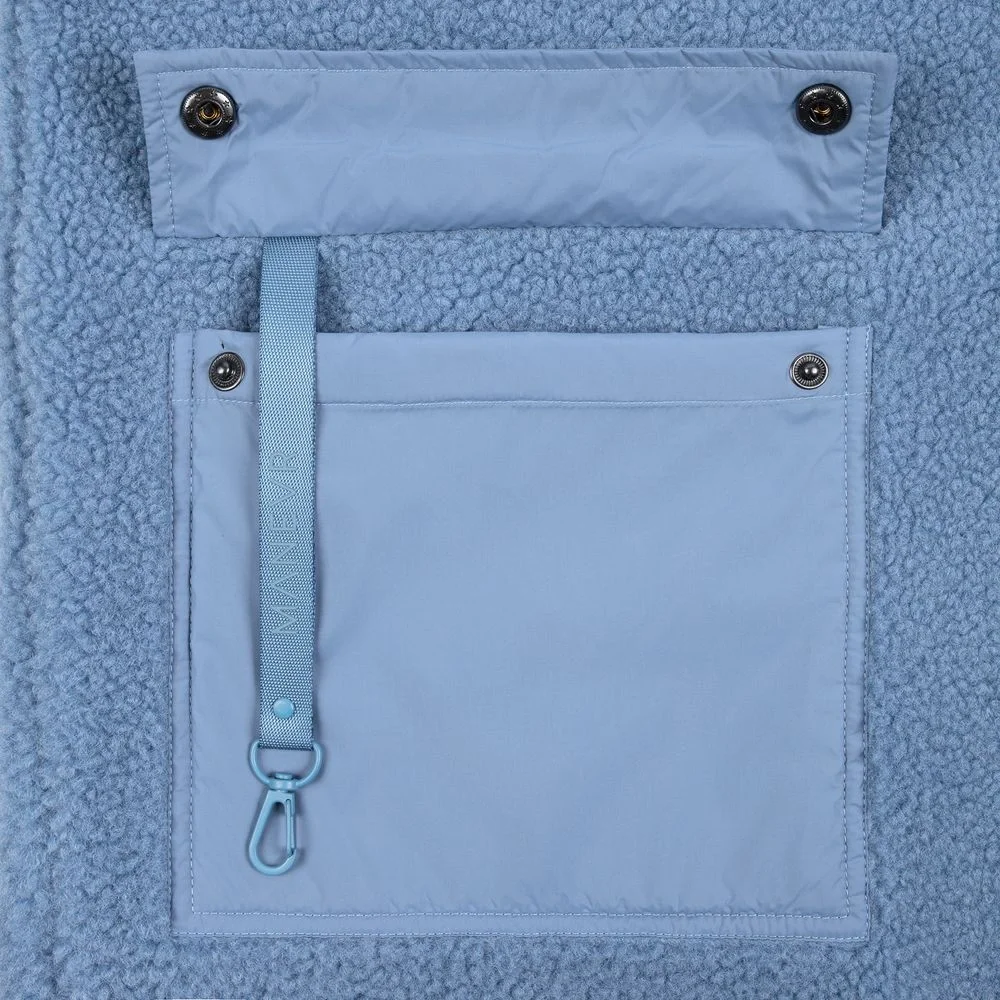 Куртка унисекс Oblako, голубая - фото 8