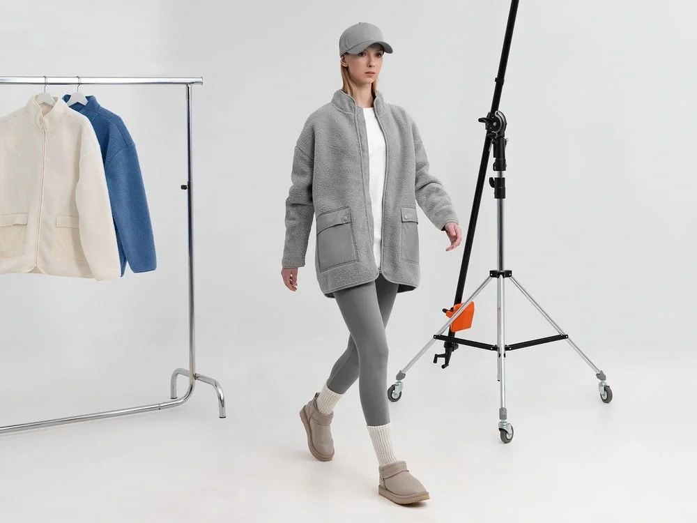 Куртка унисекс Oblako, светло-серая - фото 10