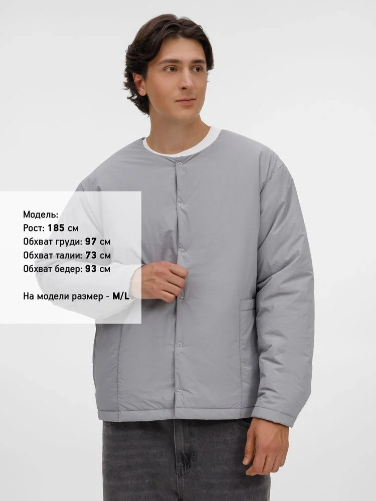 Куртка унисекс Veter, серая - фото 15