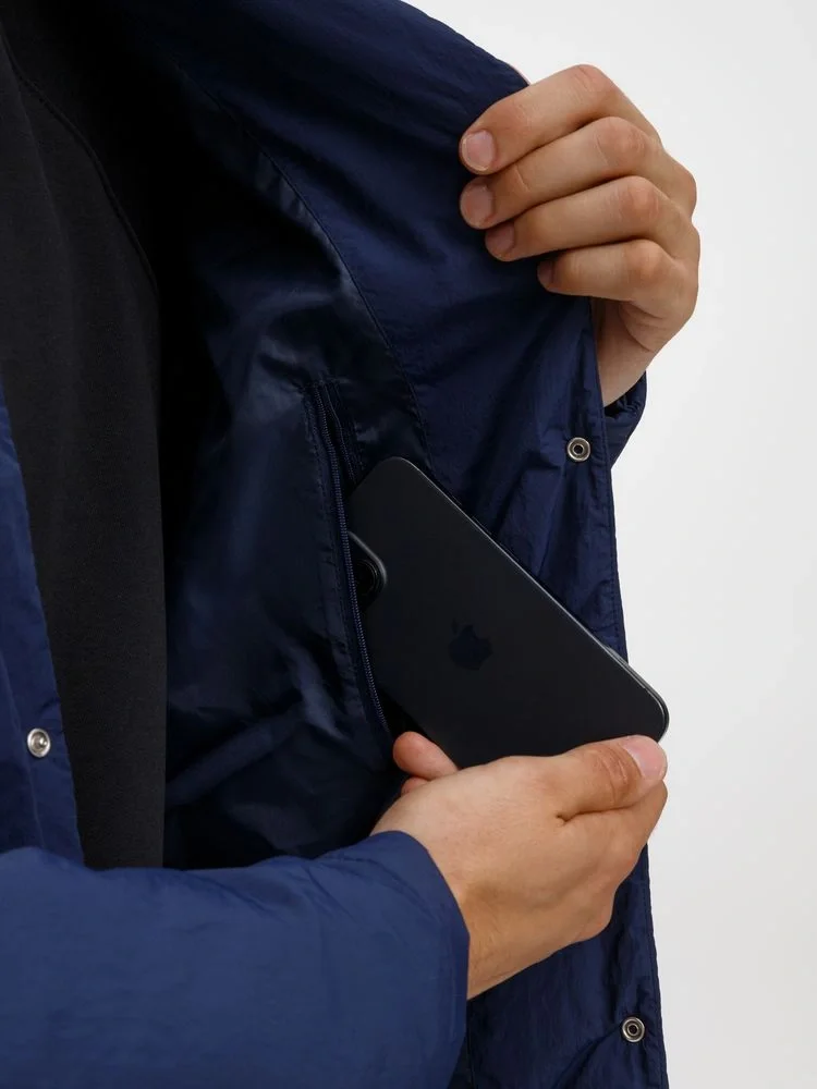 Куртка унисекс Veter, темно-синяя - фото 13