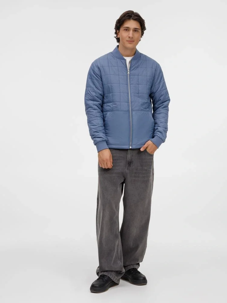 Куртка унисекс Warmbridge, синяя (джинс) - фото 13