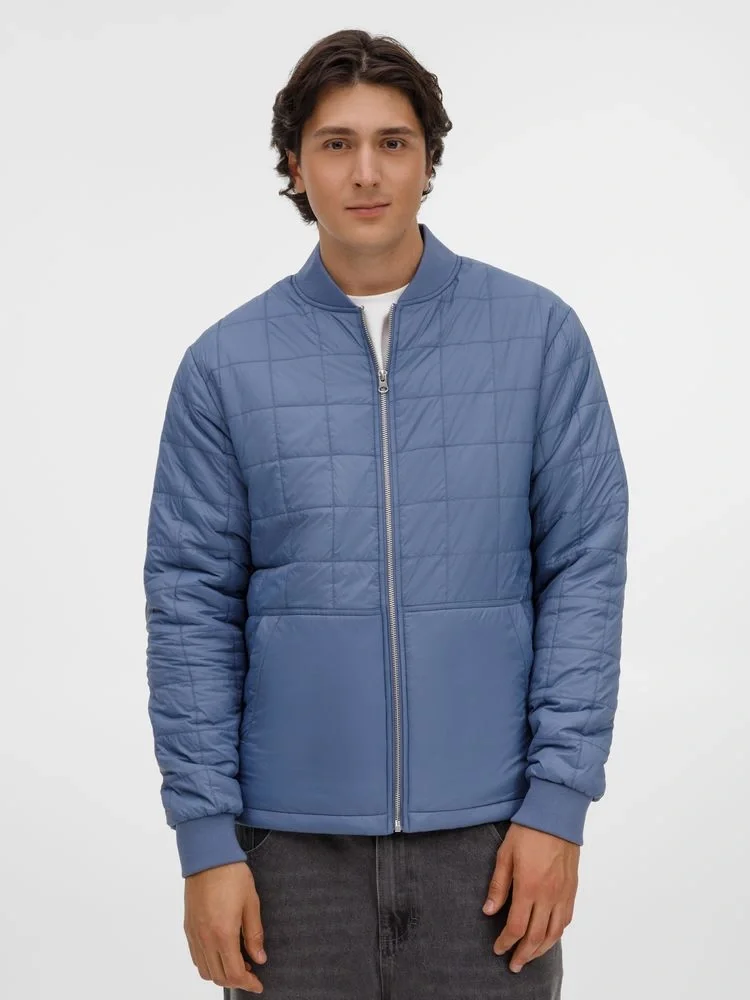 Куртка унисекс Warmbridge, синяя (джинс) - фото 7