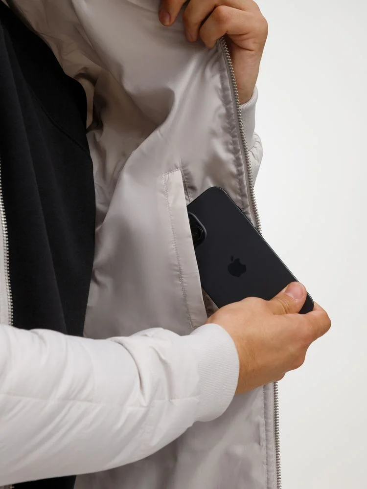 Куртка унисекс Warmbridge, светло-серая - фото 10