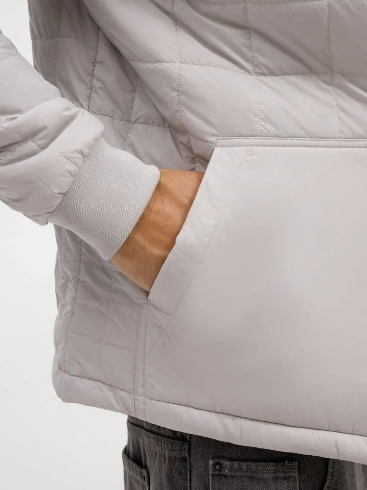 Куртка унисекс Warmbridge, светло-серая - фото 11