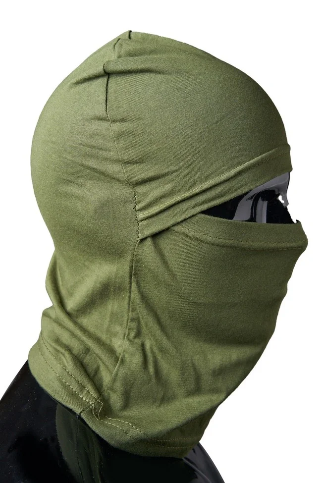 Маска-трансформер РММТ0102, Хлопок/лайкра, цвет Темно-оливковый - фото 2