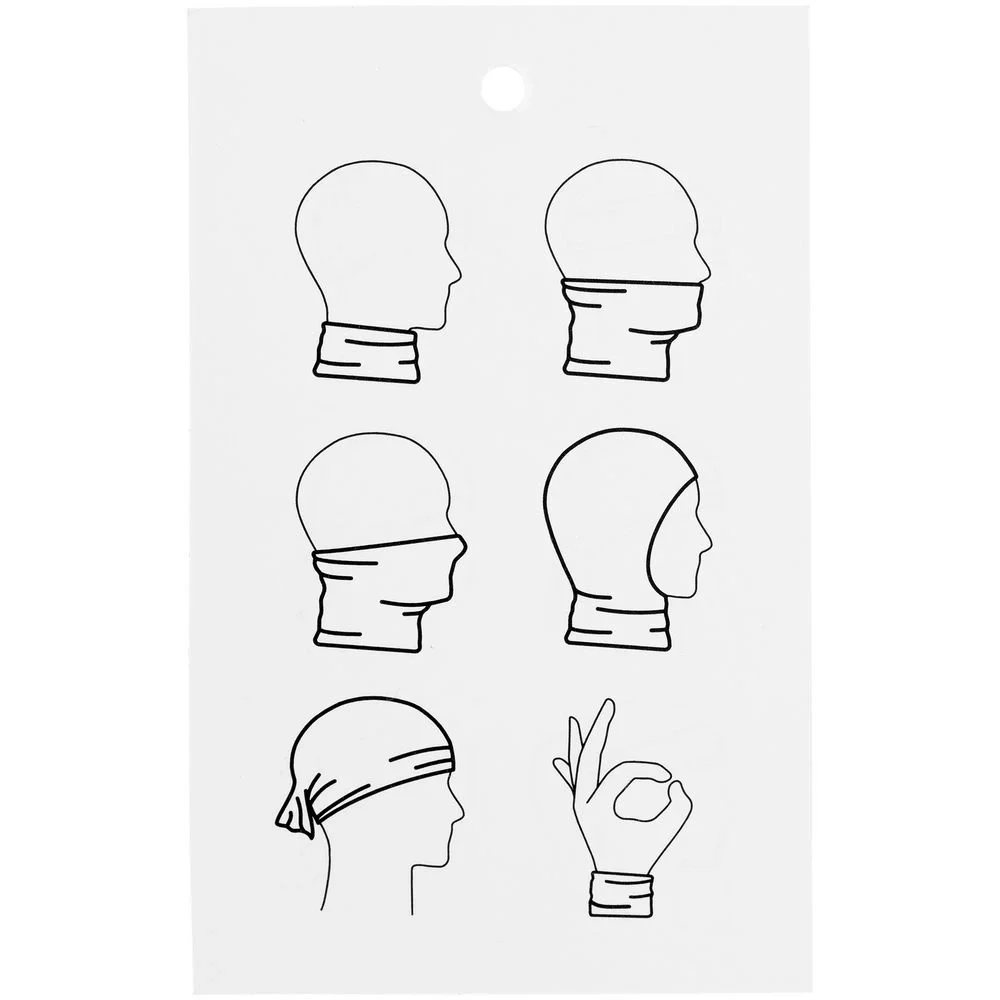 Многофункциональная бандана Dekko, бежевая - фото 4