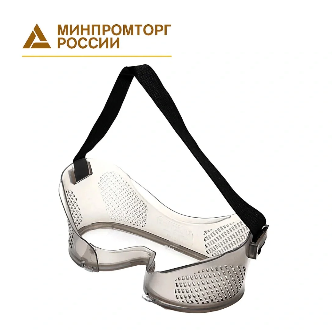 Очки закрытые "Слесарь"/"Стандарт" с прямой вентиляцией - фото 2