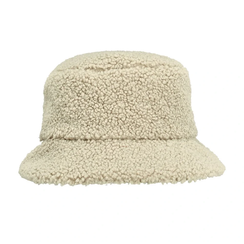 Панама Bucket двусторонняя утепленная, хаки с бежевым - фото 2