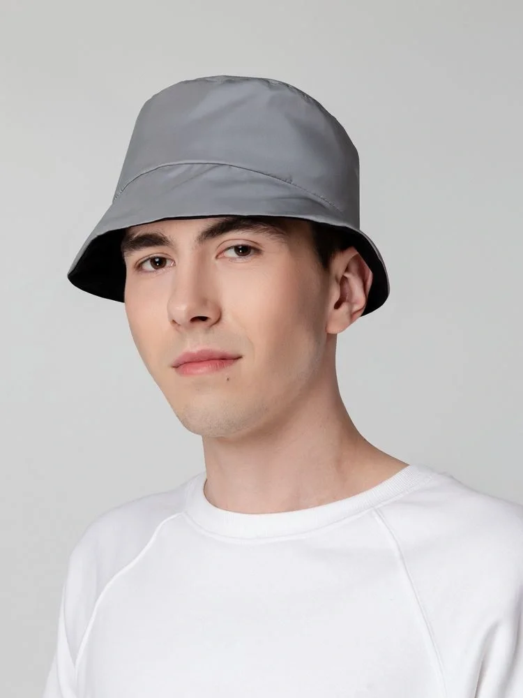 Панама Manifest из светоотражающей ткани, серая - фото 9