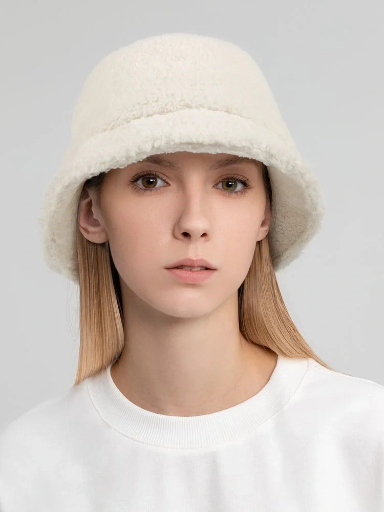 Панама Oblako, утепленная, молочно-белая - фото 5