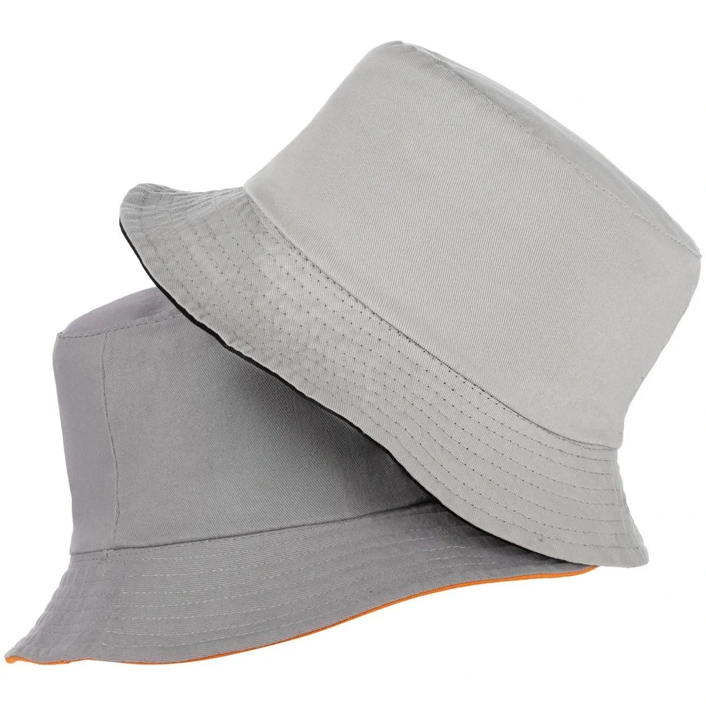 Панама Summer двусторонняя, красная с серым - фото 11