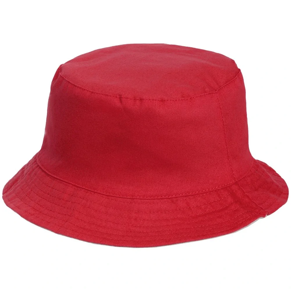 Панама Summer двусторонняя, красная с серым - фото 2