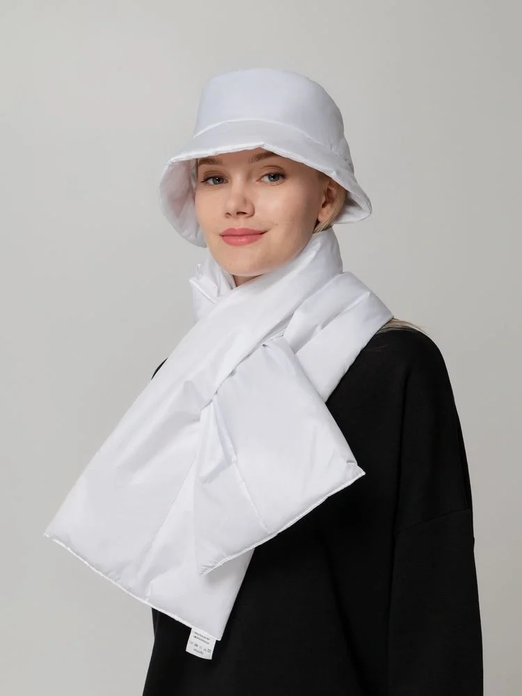 Панама утепленная Shelter, белая - фото 8