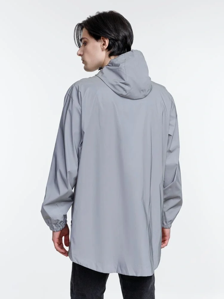 Парка Manifest из светоотражающей ткани, серая - фото 12