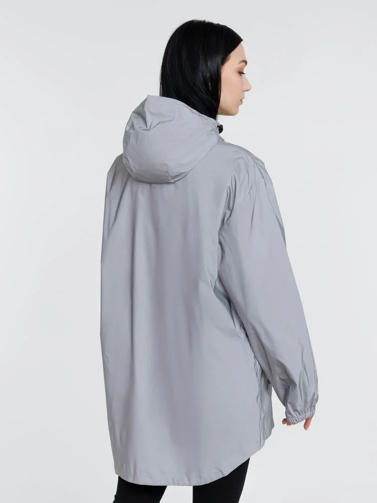 Парка Manifest из светоотражающей ткани, серая - фото 17