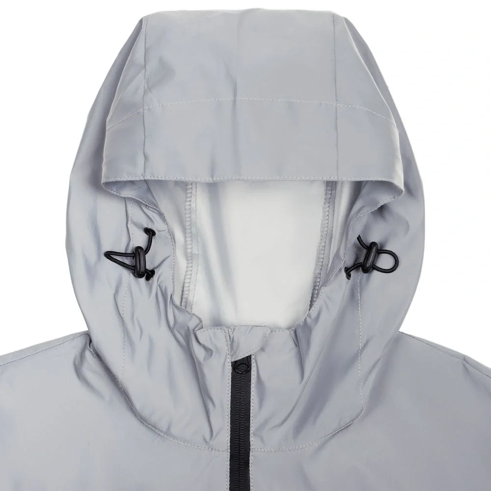 Парка Manifest из светоотражающей ткани, серая - фото 6