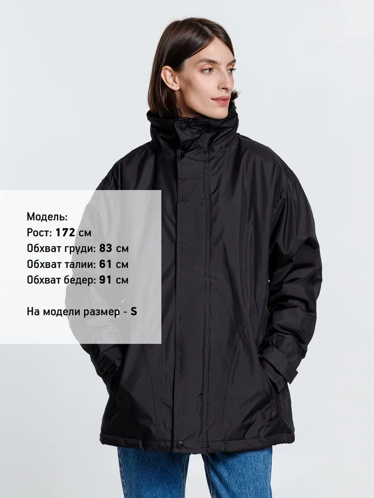 Парка унисекс Liubliana, черная - фото 15