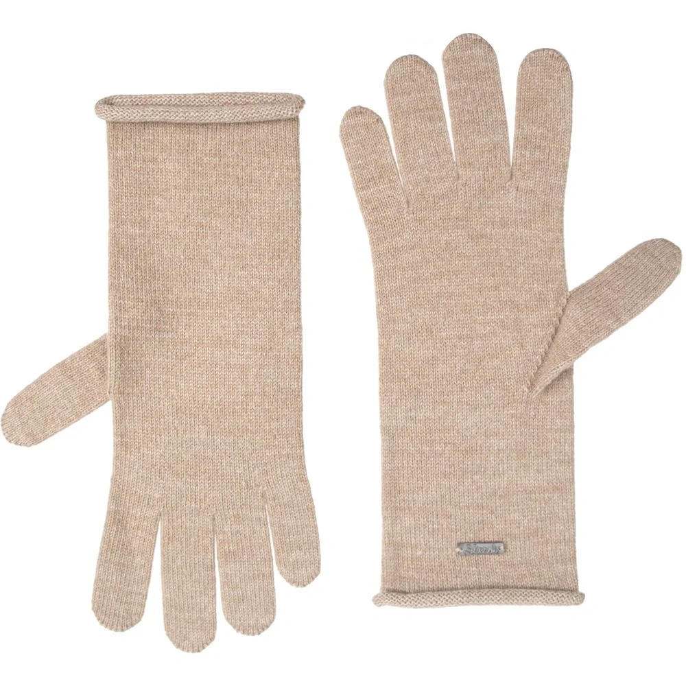 Перчатки Alpine, удлиненные, бежевые - фото 1