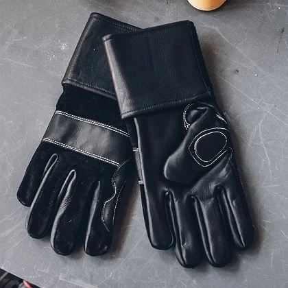 Перчатки антивибрационные кожаные Vulcan JAV03 Jeta Safety - фото 3