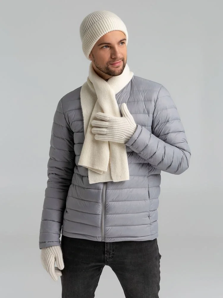 Перчатки Bernard, молочно-белые (ванильные) - фото 4