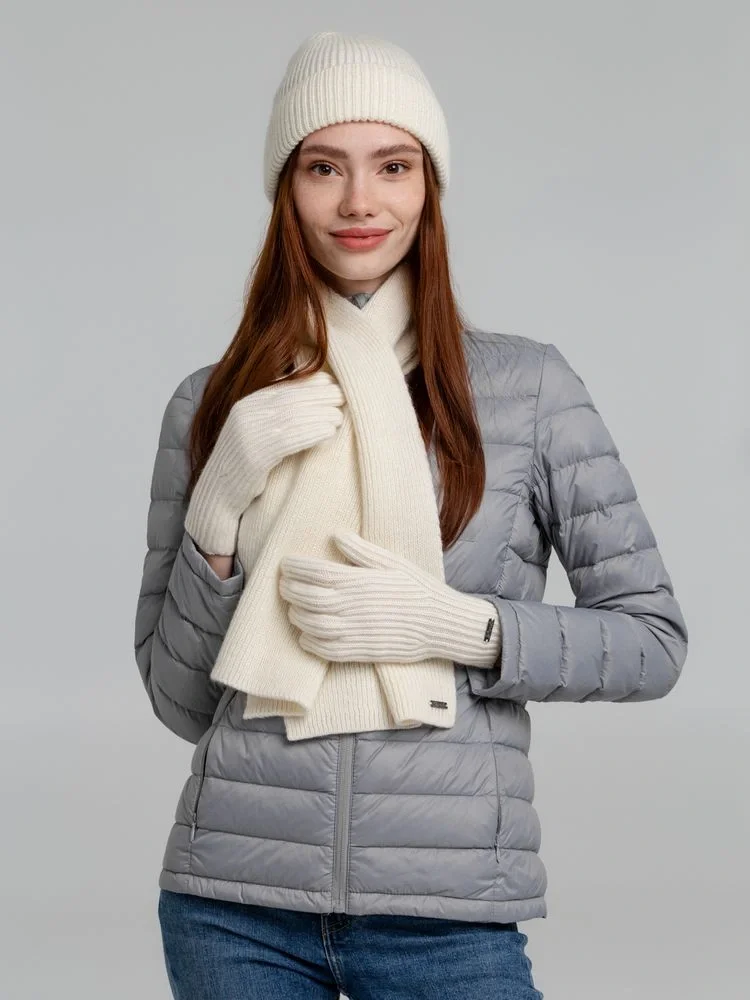 Перчатки Bernard, молочно-белые (ванильные) - фото 5