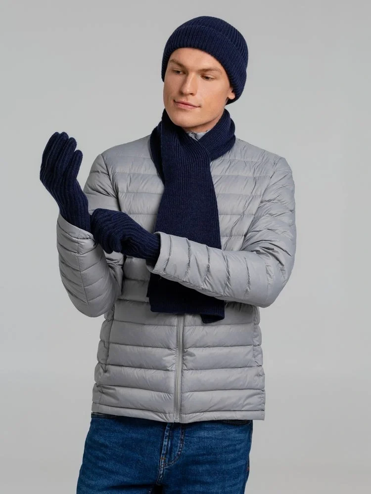 Перчатки Bernard, темно-синие - фото 4