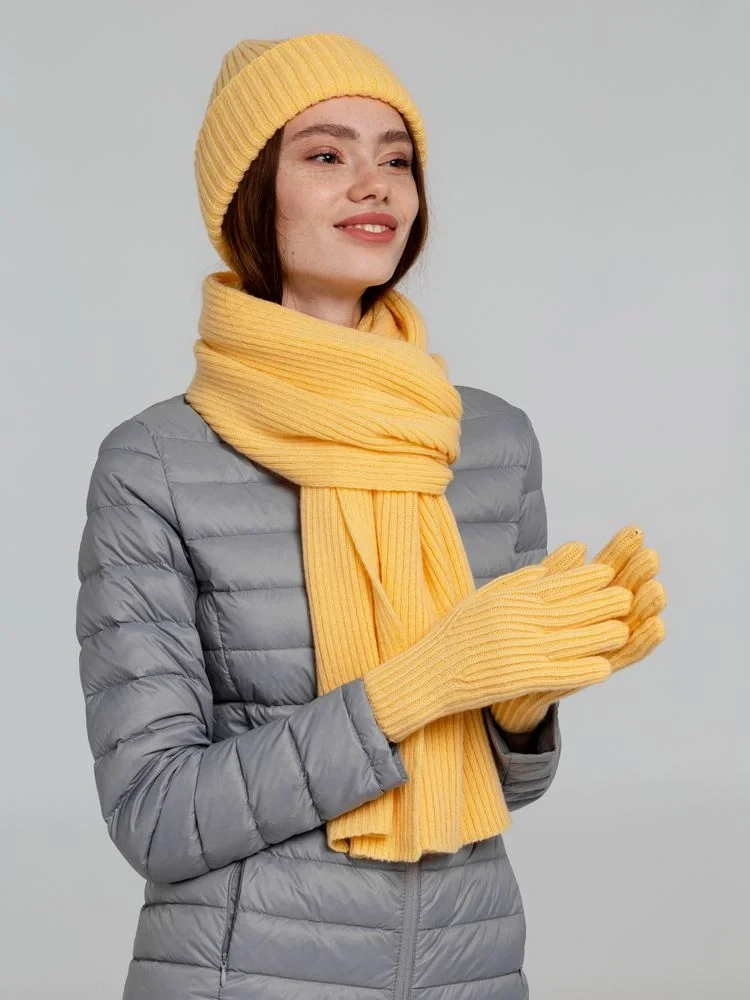 Перчатки Bernard, желтые - фото 4