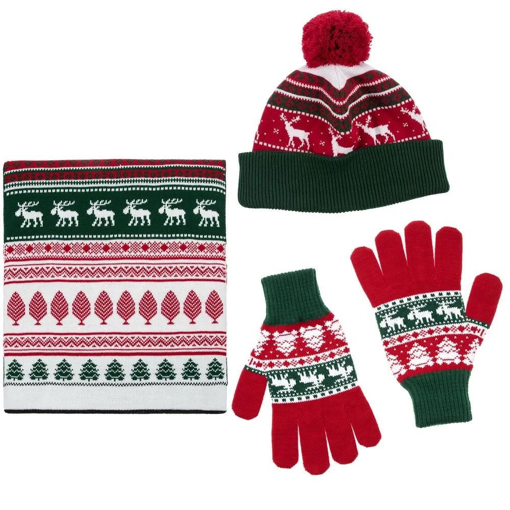 Перчатки Mirakler, красные с зеленым - фото 3