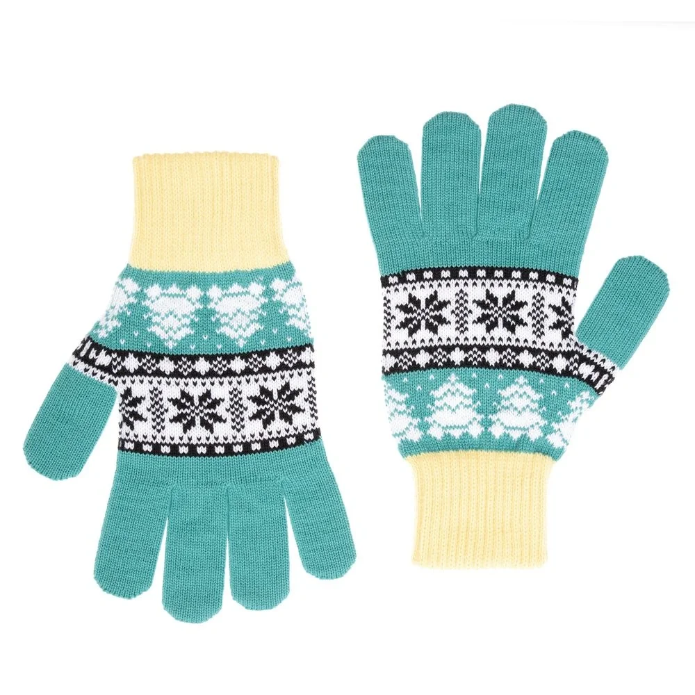 Перчатки Mirakler, зеленые с желтым - фото 2