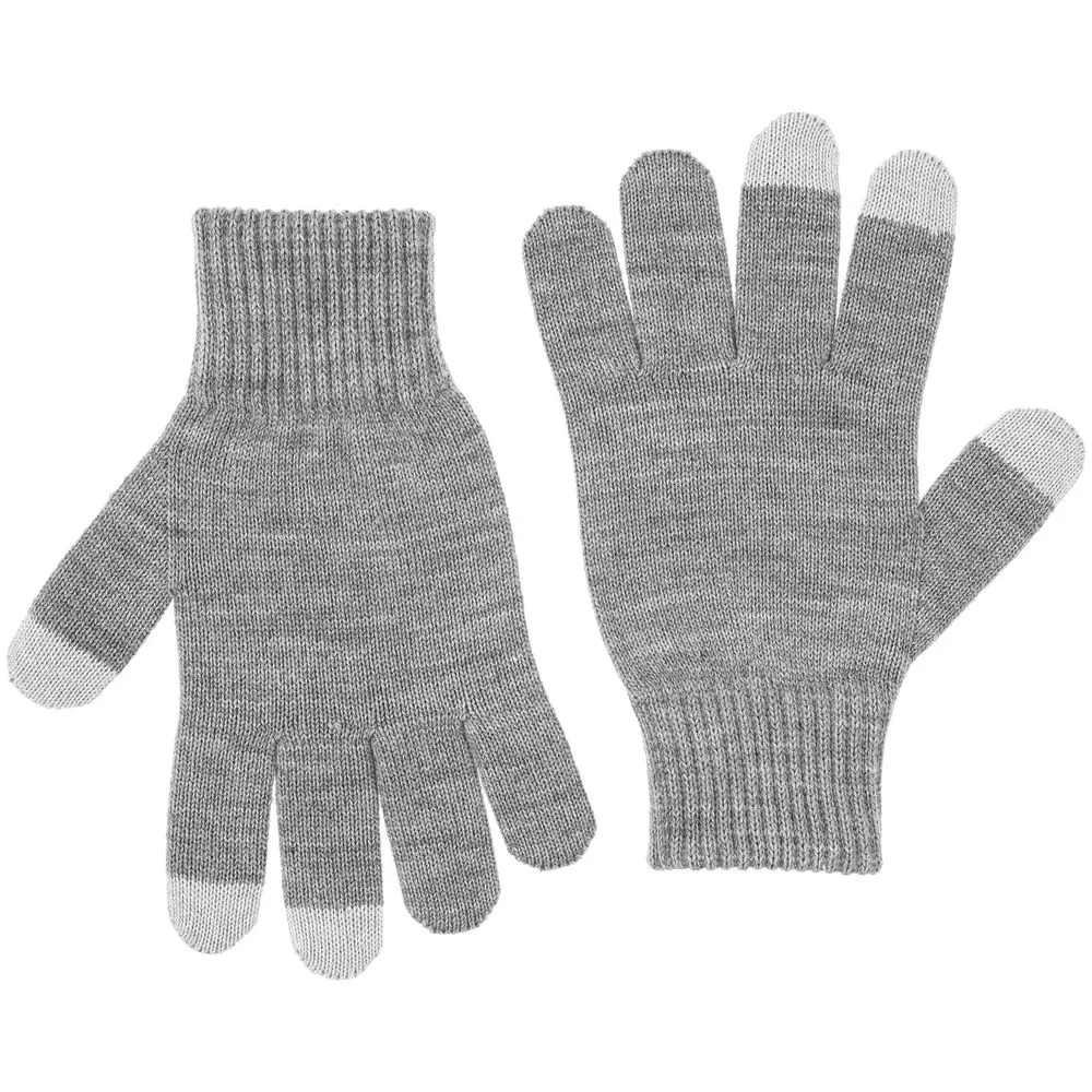 Перчатки сенсорные Real Talk, серые - фото 2