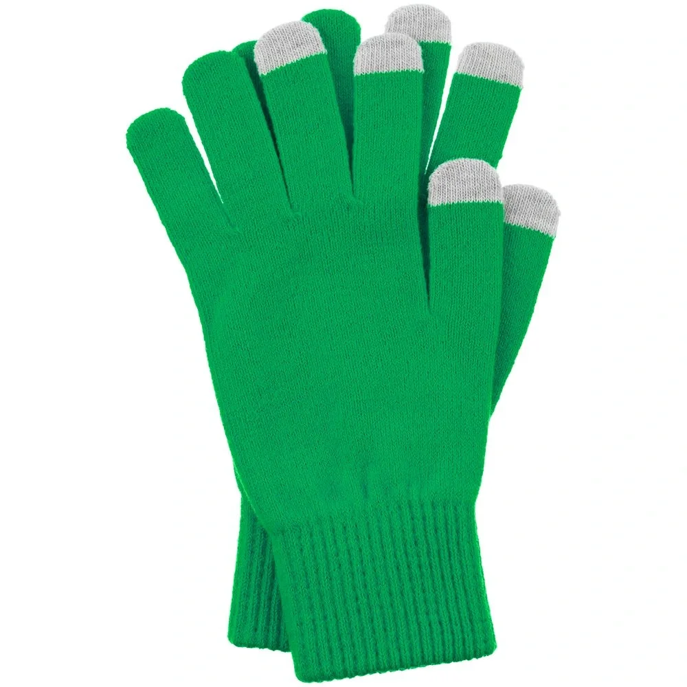 Перчатки сенсорные Urban Flow, зеленые - фото 1