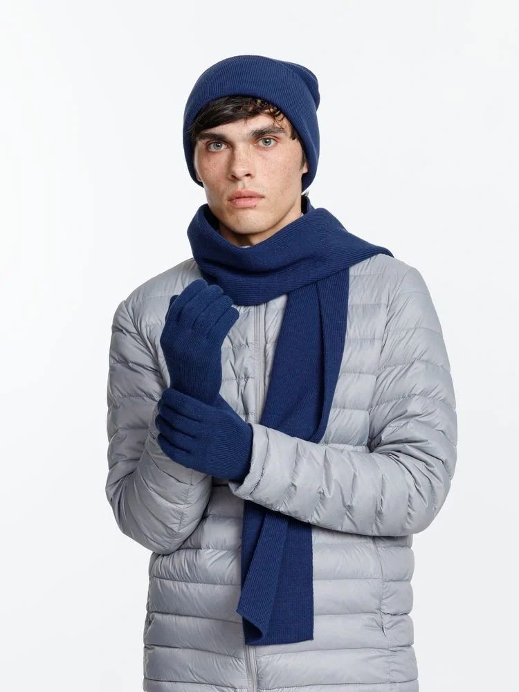 Перчатки Urban Flow, темно-синий меланж - фото 4