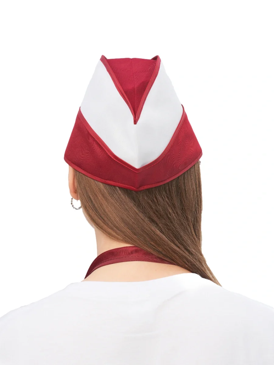 Пилотка нейлоновая бордовая РАСПРОДАЖА 40% - фото 2